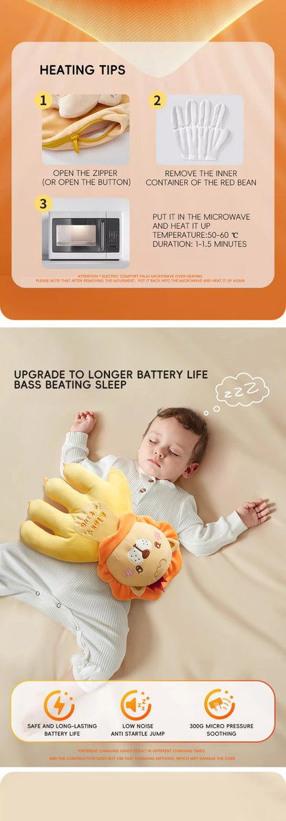 BRIM Soothing Baby Sleep Aid Pillow with Remote Control