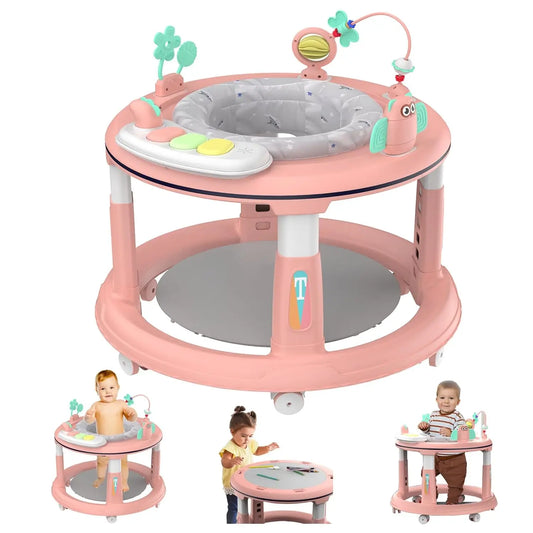 SweetWalker – 5 Adjustable Heights, 360° Swivel Seat, Music, Detachable Toys & Bounce