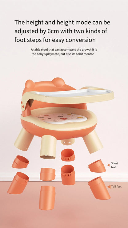 CuteBear Multi-Function Baby Dining Chair – A Safe and Comfortable Seat for Your Little One