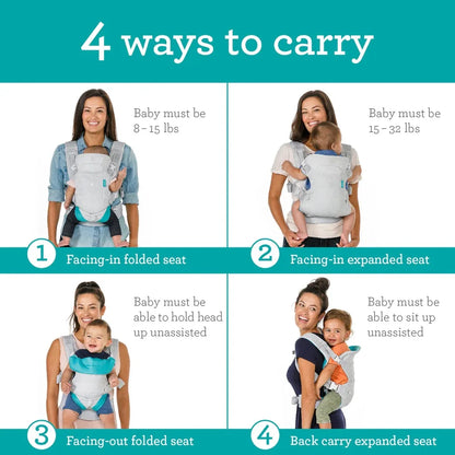 WrapEase 4-in-1 Baby Carrier Strap Multifunctional Convertible