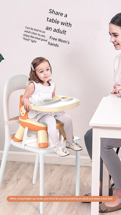 CuteBear Multi-Function Baby Dining Chair – A Safe and Comfortable Seat for Your Little One