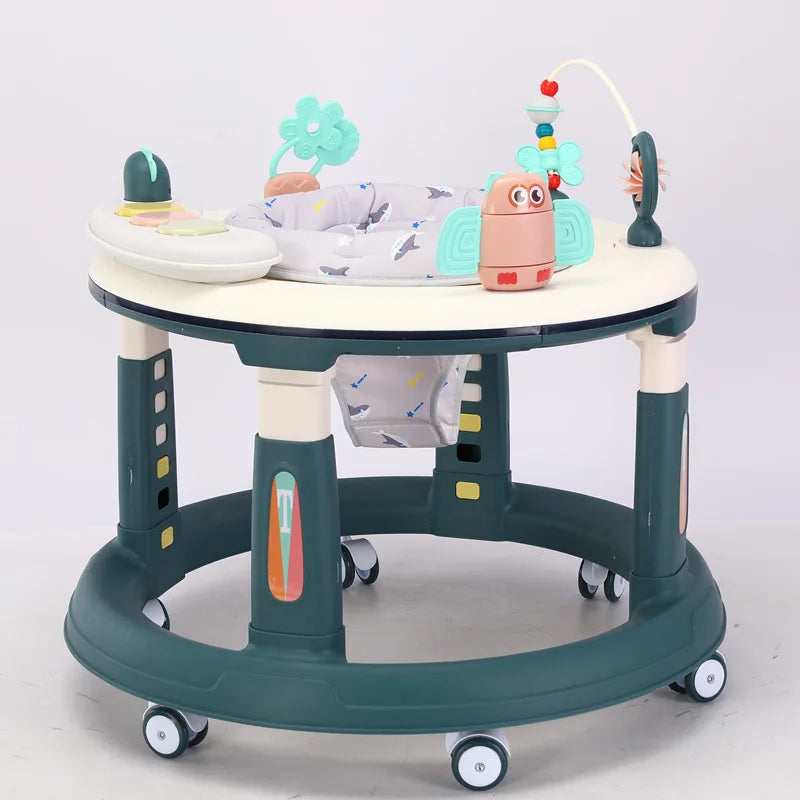 SweetWalker – 5 Adjustable Heights, 360° Swivel Seat, Music, Detachable Toys & Bounce