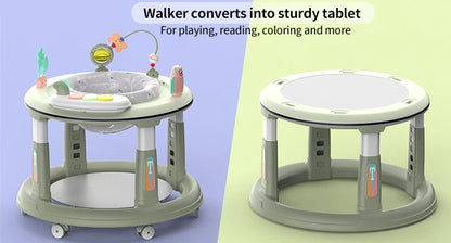 SweetWalker – 5 Adjustable Heights, 360° Swivel Seat, Music, Detachable Toys & Bounce