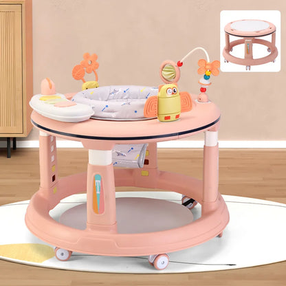 SweetWalker – 5 Adjustable Heights, 360° Swivel Seat, Music, Detachable Toys & Bounce