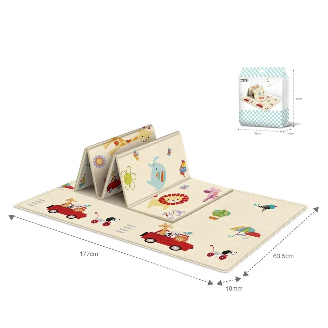 JoyMat Foldable Baby Play Mat – Safe, Educational, and Fun Activity Surface for Children