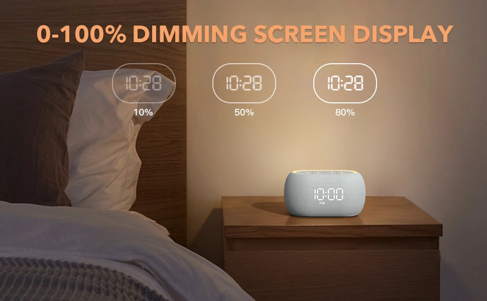 NIVO: The Ultimate White Noise Machine - Bluetooth, 21 Relaxing Sounds, 7 Night Lights