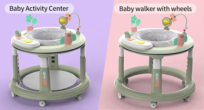 SweetWalker – 5 Adjustable Heights, 360° Swivel Seat, Music, Detachable Toys & Bounce