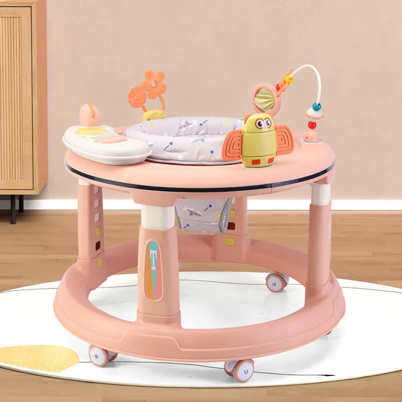 SweetWalker – 5 Adjustable Heights, 360° Swivel Seat, Music, Detachable Toys & Bounce