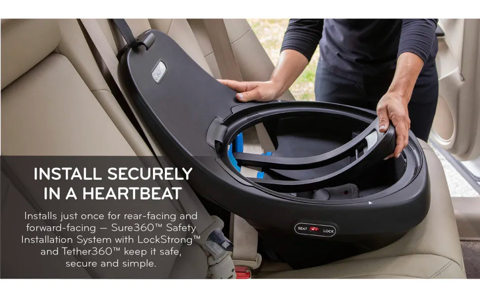 SafeNest Revolve360 Extend All-in-One Rotational Car Seat with SensorSafe