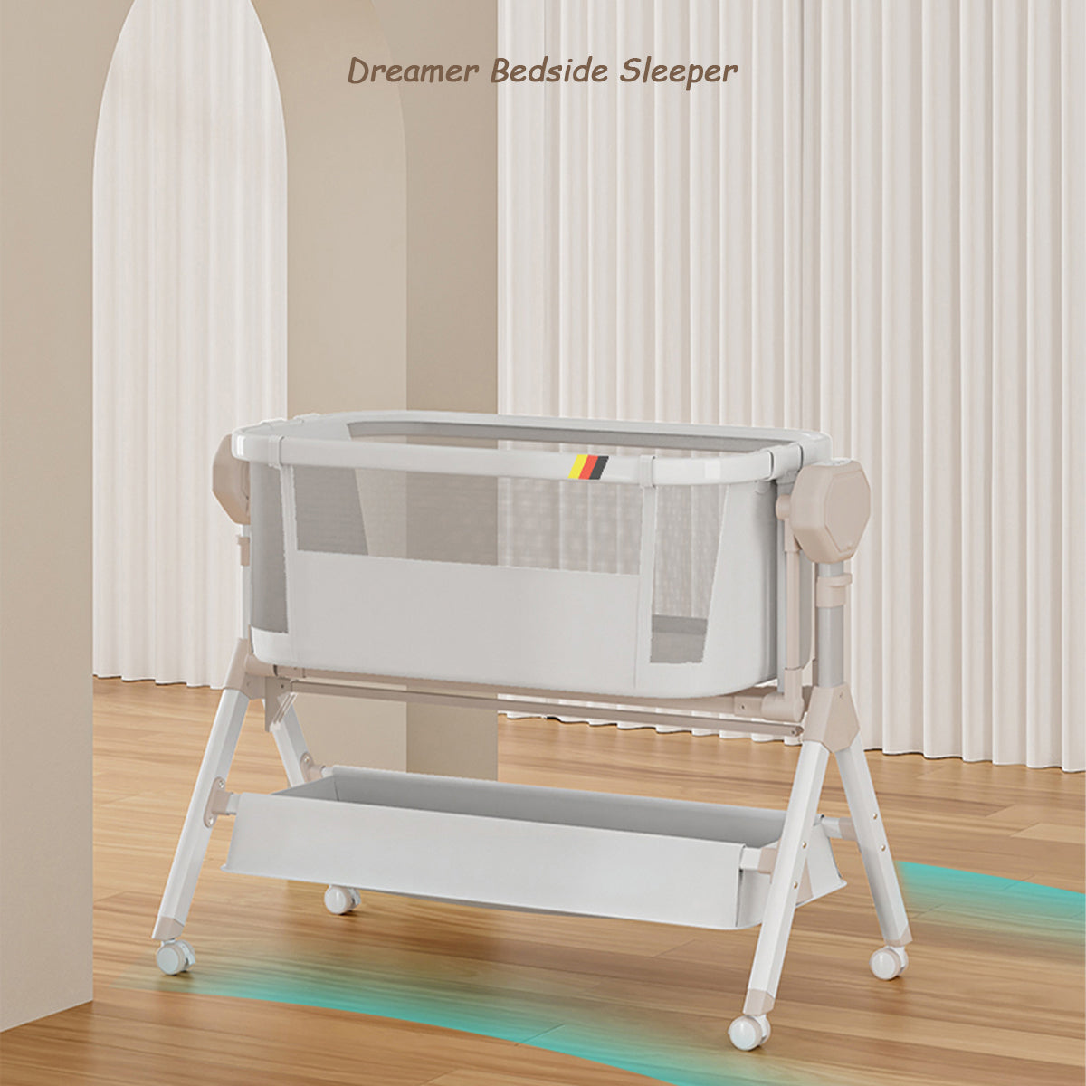 Detailed overview of the Dreamer bedside sleeper features