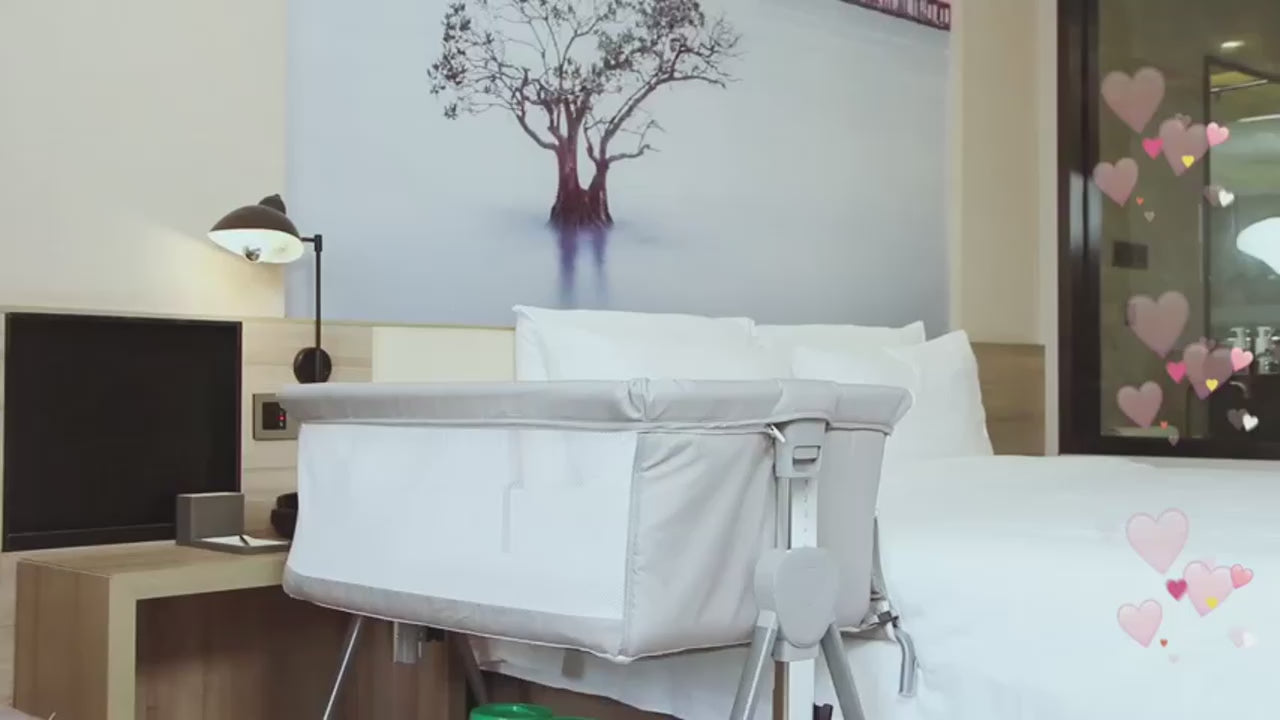 Demo video of Snooze Bassinet showcasing its features and functions